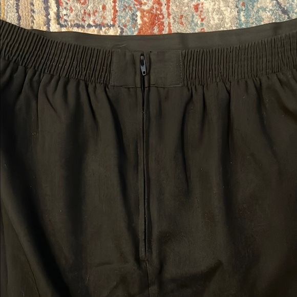 Vintage Radcliffe Black Pencil Skirt Lined Size 16 - Picture 4 of 7